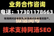 财务顾问去哪里找,财务顾问去哪里找客户。