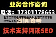 北京工商局电话客服是多少,北京工商局客服电话人工服务。