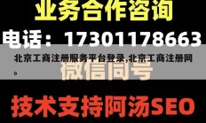 北京工商注册服务平台登录,北京工商注册网。